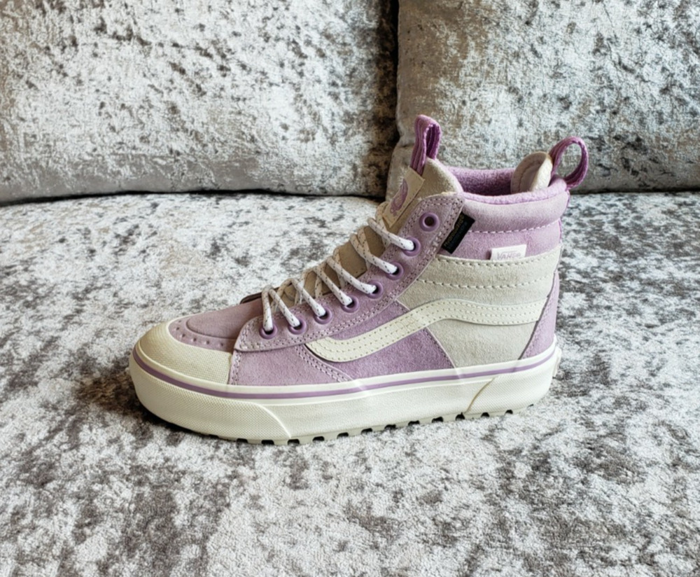Vans Sk8-Hi MTE-2 Womens High Top Sneakers Purple Gray Size 6